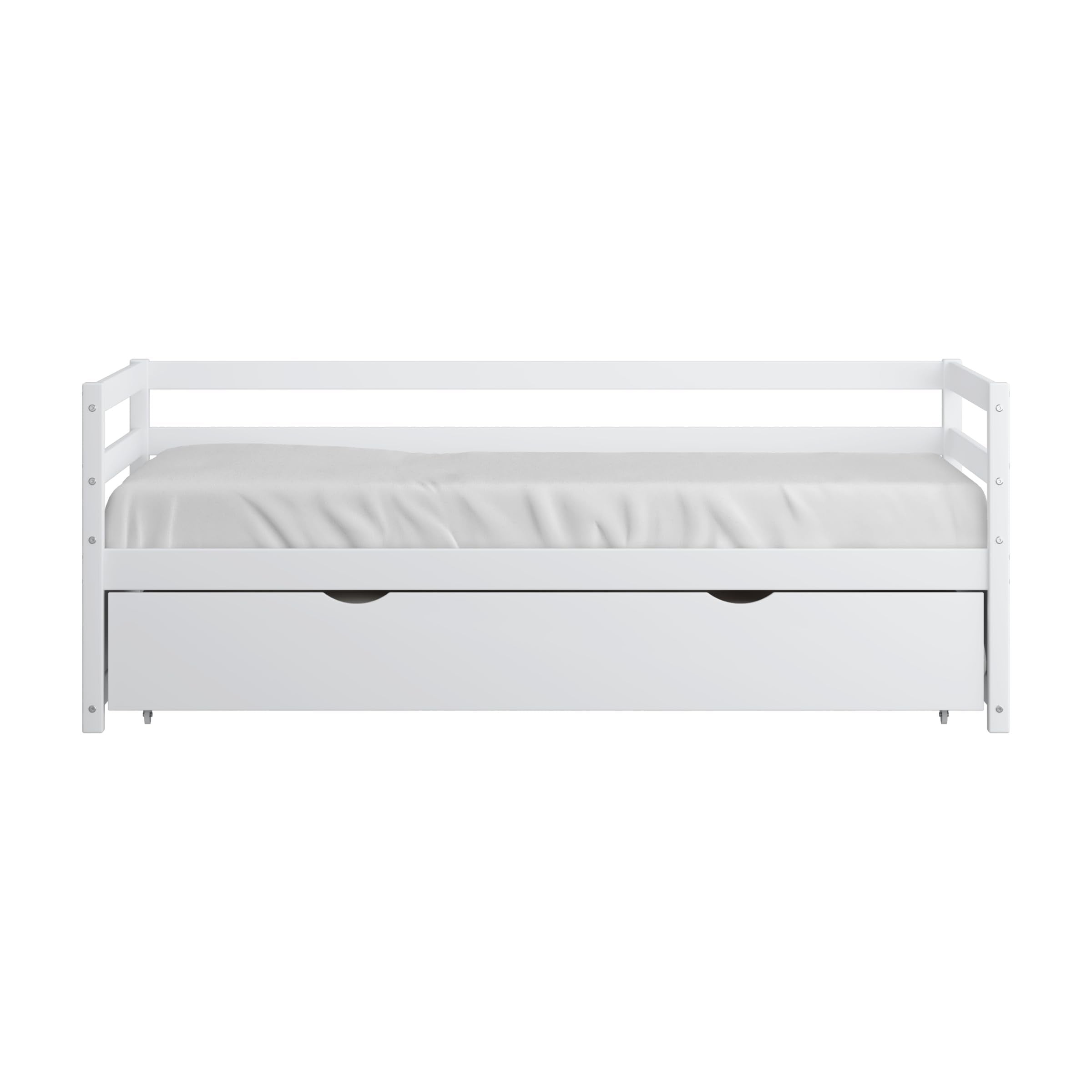 Caspian Wood Twin Daybed with Trundle
