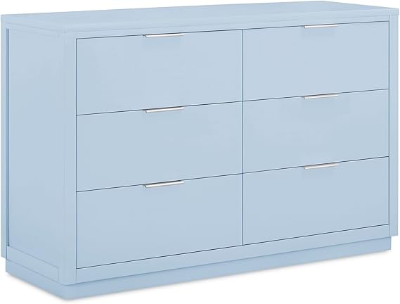 6 Drawer Dresser, Fully Assembled - Classic Collection, Light Sage