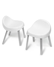 Activity Chairs, Set of 2, Metal, White