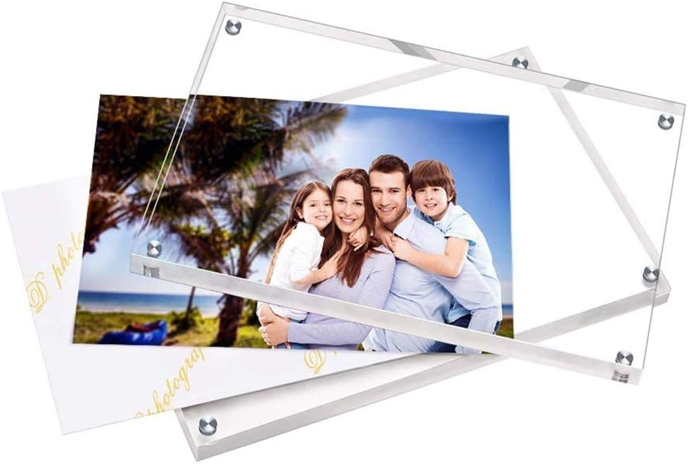 Acrylic Frame, 5 Pack 5x7 Acrylic Picture Frames