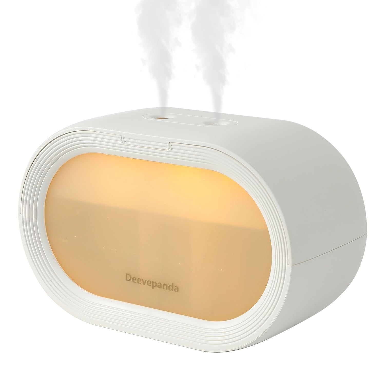 Small Dual Cool Mist Humidifiers for bedroom,500ml Mini Plant Humidifier indoor,