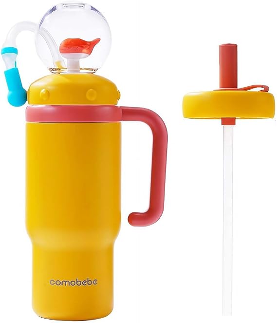 Drinking Cup with Whale Squirt, 24Oz Whale Cup Water Bottle