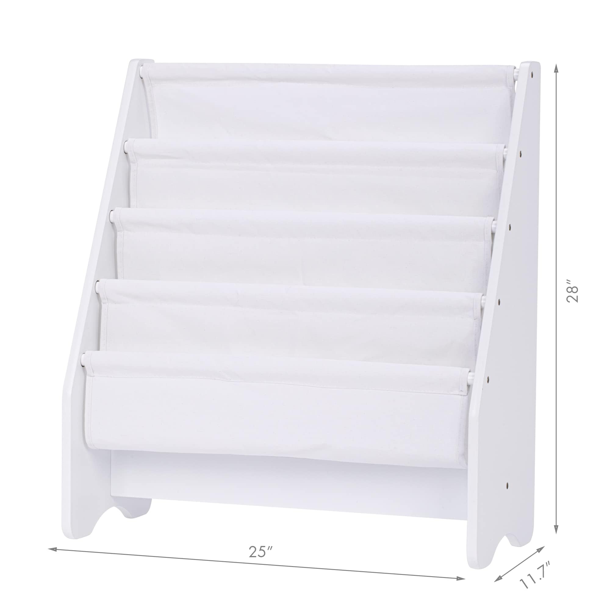 4-Tier Kids Bookshelf Storage Organizer