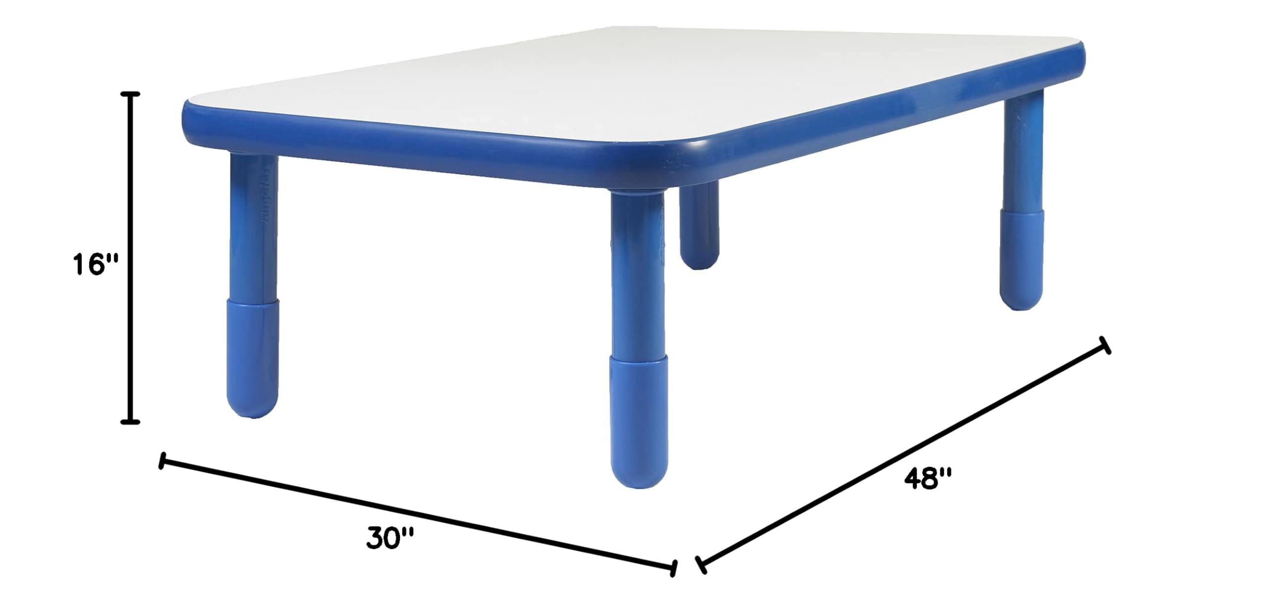 Factory-AB745RPB16 48"x30" Rect. Table, Homeschool/Playroom Toddler
