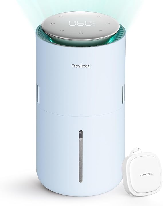 MistFree Smart Humidifier for Bedroom, Evaporative Humidifier No White Dustdif