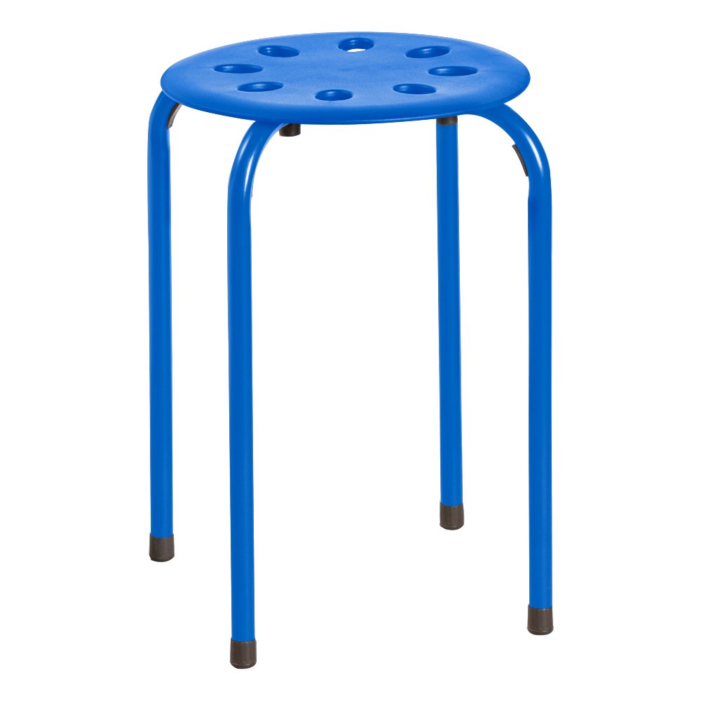 Stacking Stools Set of 5 - Portable Classroom and Office Seating