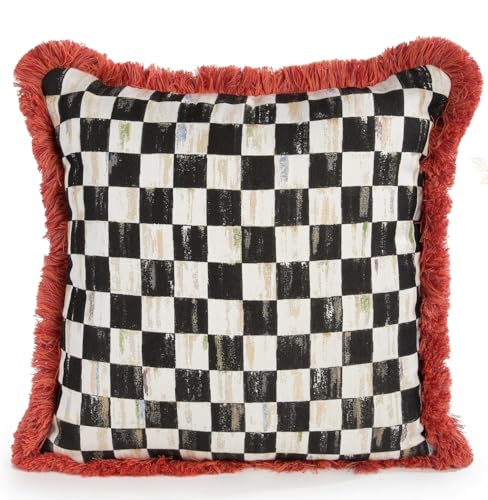 Courtly Check Square Pillow