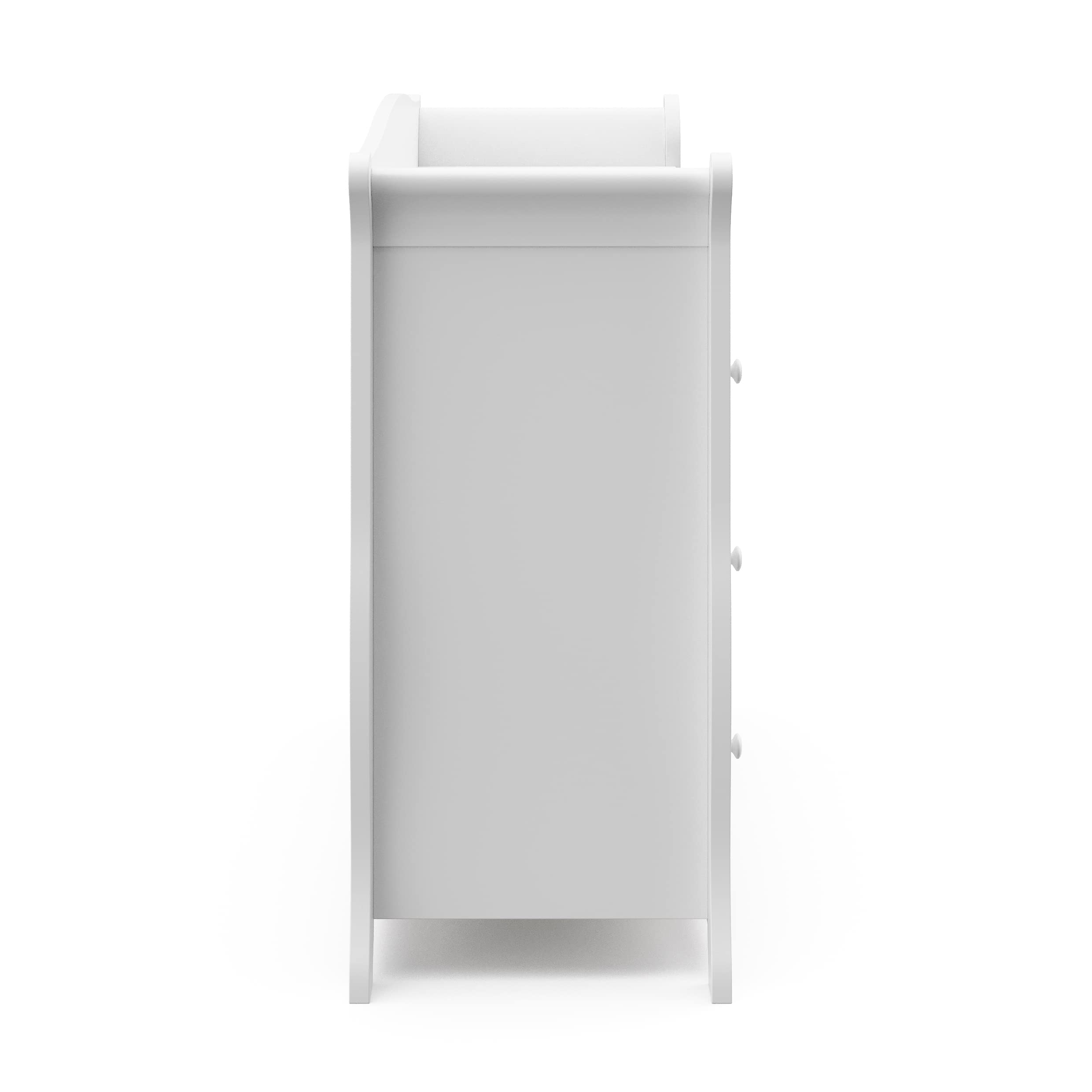 Avalon 6 Drawer Double Dresser (White) – Dresser for Kids Bedroom