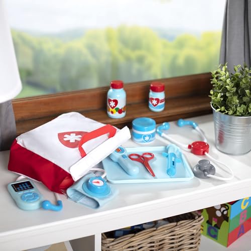 Get Well Doctor’s Kit Play Set – 25 Toy Pieces - Doctor Role Play Set