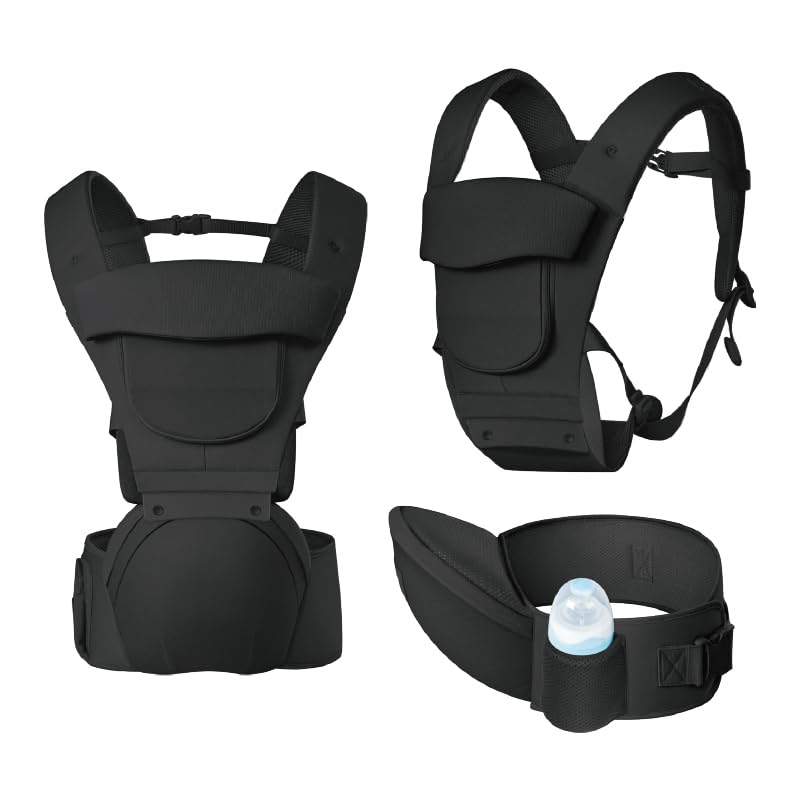 Baby Carrier Newborn to Toddler,Baby Carrier with Hip Seat,Ergonomic