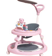 4 in 1 Folding Baby Walker, Activity Walker for Boys Girls