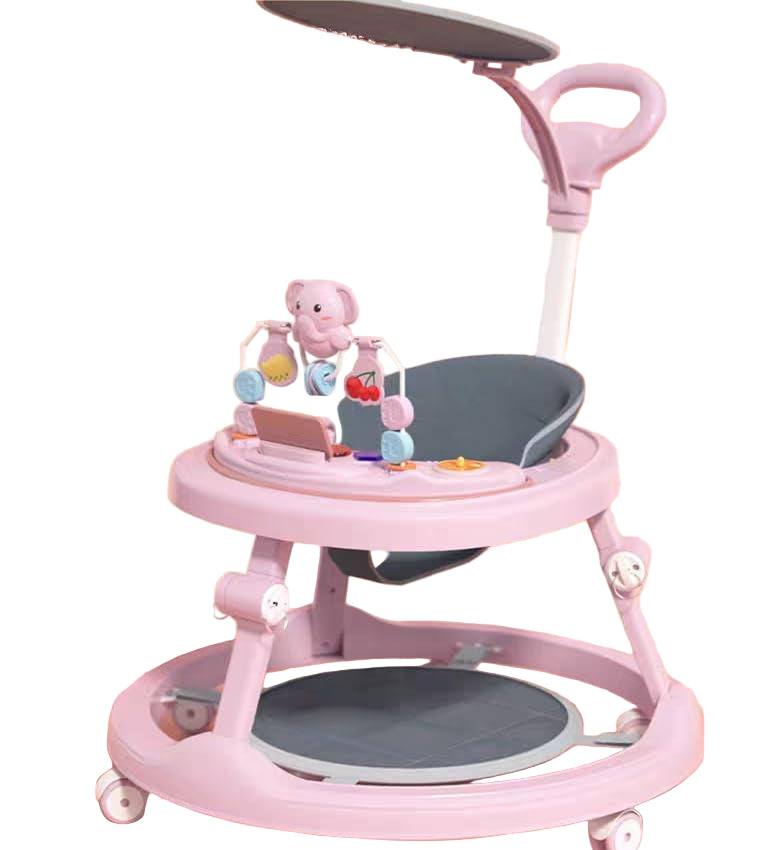 4 in 1 Folding Baby Walker, Activity Walker for Boys Girls