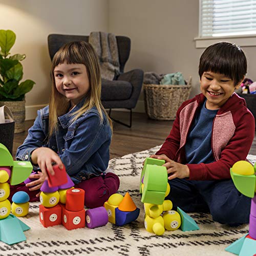 Foam Building Blocks - 35-Piece Castle, Bath Toys for Toddlers