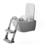 Toddler Potty Training Toilet Seat - Coupled with Must - Haves Step Stool Essentials Stuff Portable Stairs, Potty Seats with Steps Ladder for Toddlers, and Foldable Potty Train Chair Adapter