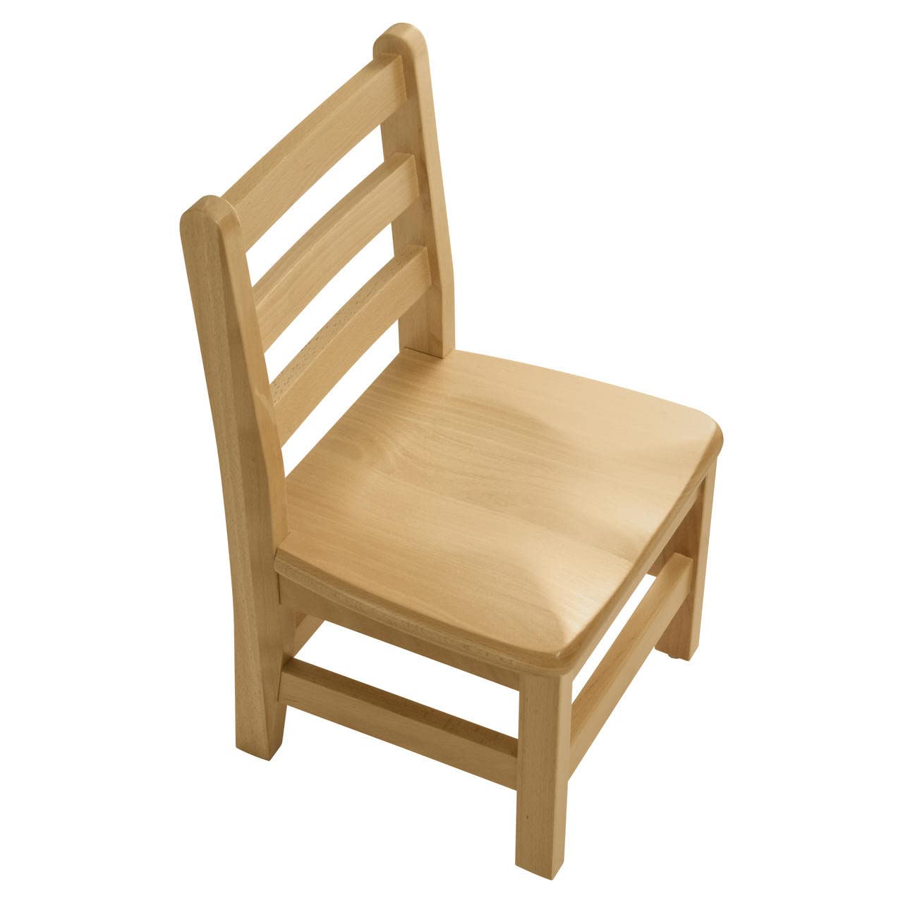Kids Wooden Ladderback Chair Set for Ages 6-8