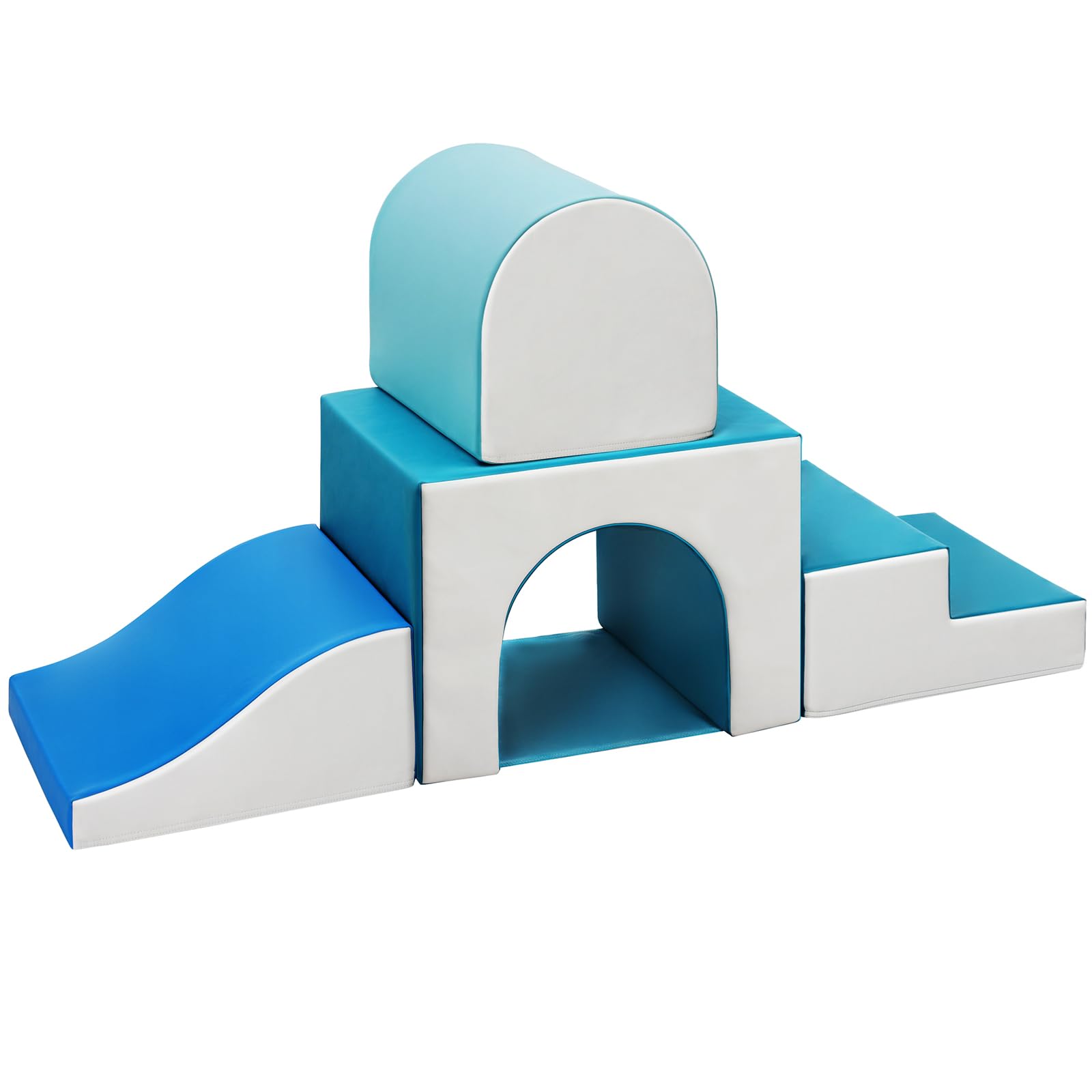 Foam Climbing Blocks for Toddlers: with a Tunnel