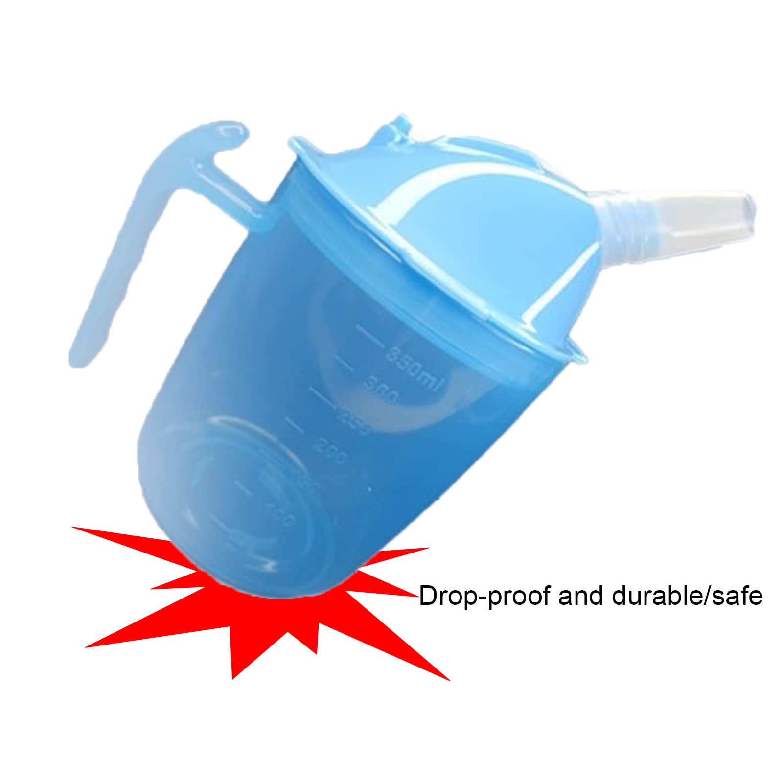 Drinking Beaker Cup for Disabled Adults, Convalescent No Spill Feeding Cup