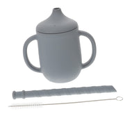 Silicone Sippy Cup for Leakproof Straw Cup with Portable Design