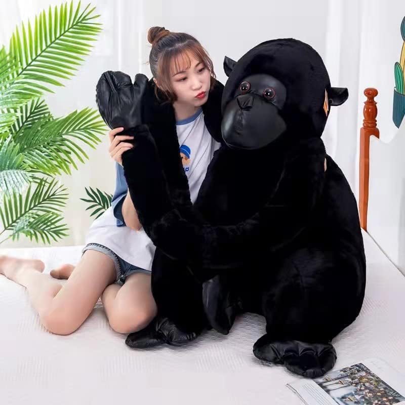 Plush Gorilla Stuffed Animal Huggable Gorilla Pillow Super Soft Plush Doll Animal