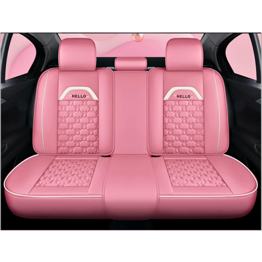 Cute Cartoon Rabbit Comfortable Car Seat Covers with Waterproof PU