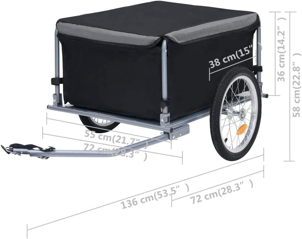 Kids Bike Trailer Bicycle Trailer, Outdoor Storage Cart, Sporting Recreation Bike Trailer