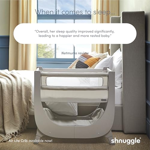 Bedside Infant Bassinet with Breathable Mesh Sides and Adjustable Height