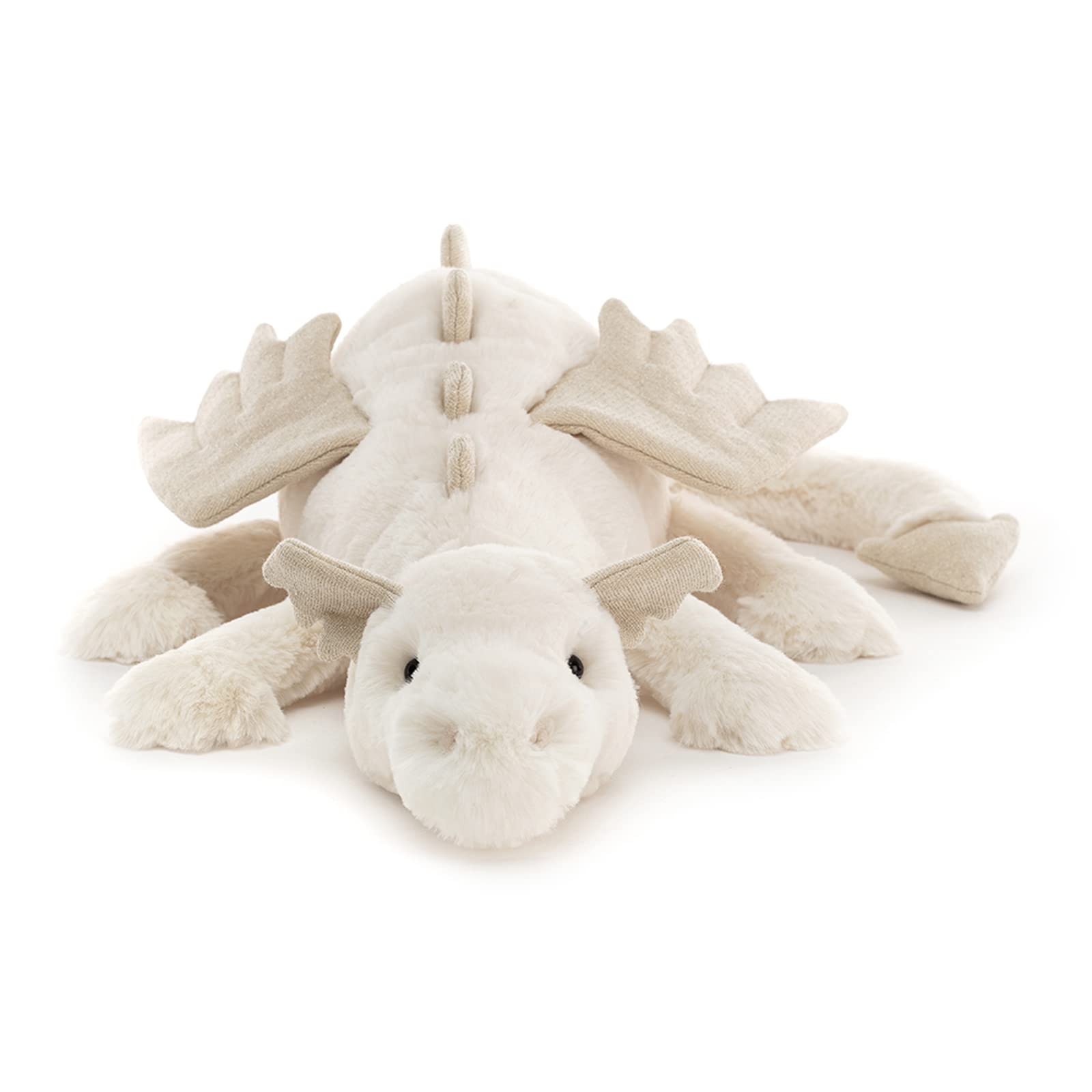 Snow Dragon Stuffed Animal, Large 19.5 inches - Mythical Plush Toy - Classic Children's Gift