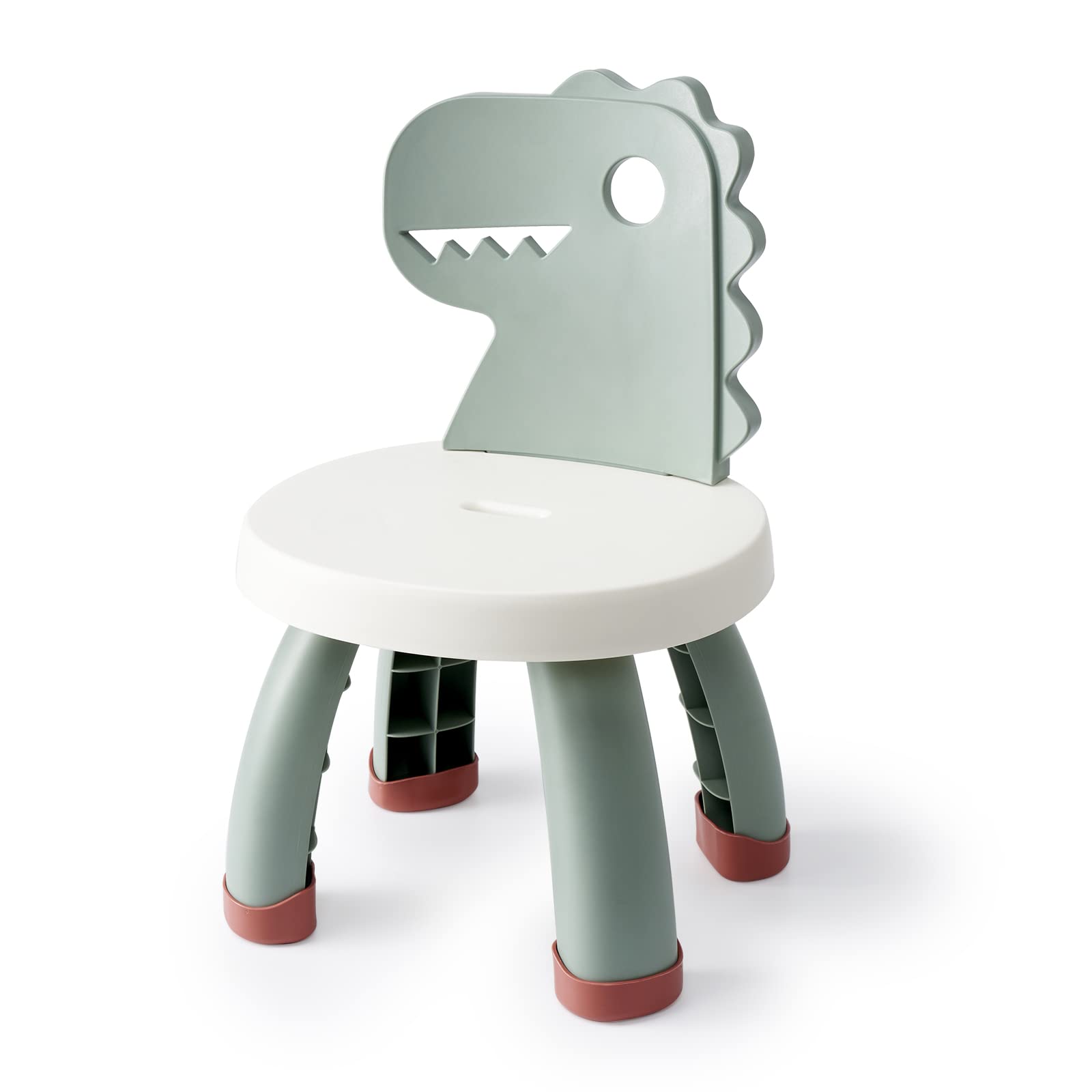 Dinosaur Toddler Chair Green Plastic Kids Activity Seat