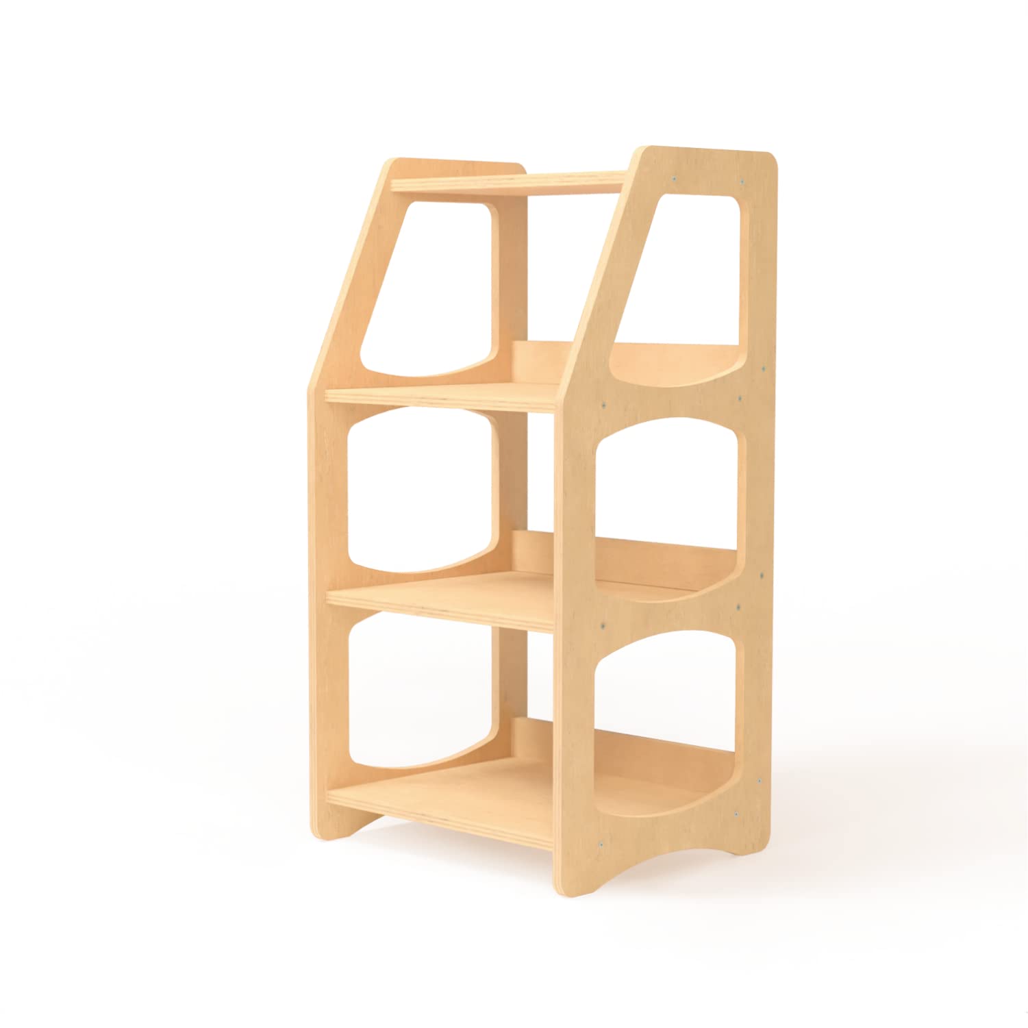 Montessori Bookshelf for Toddlers - Toy Storage Shelf Organizer for Nursery
