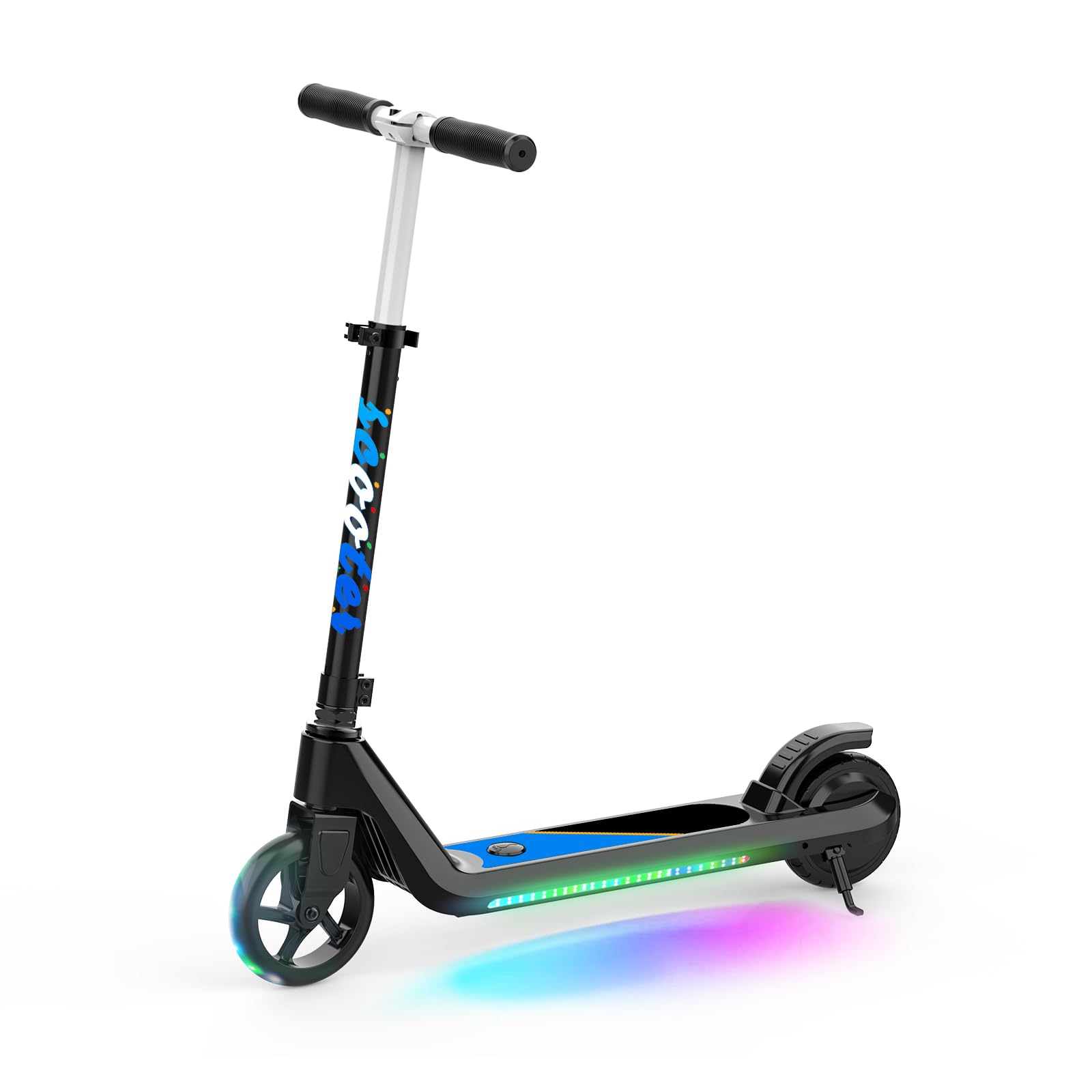 Electric Scooter for Kids Age of 6-9, Kick-Start Boost Scooter with Adjustable Speed