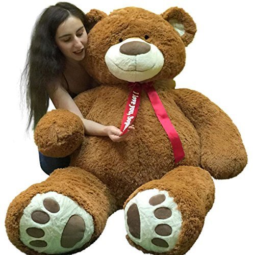 Custom Personalized 5 Foot Very Big Smiling Teddy Bear Five Feet Tall