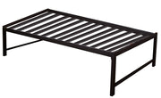 Twin Size Black Metal High Riseer Platform Daybed