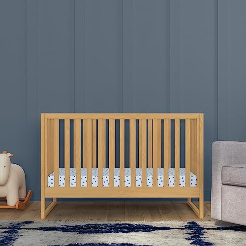 3-in-1 Convertible Baby Crib with Adjustable Heights