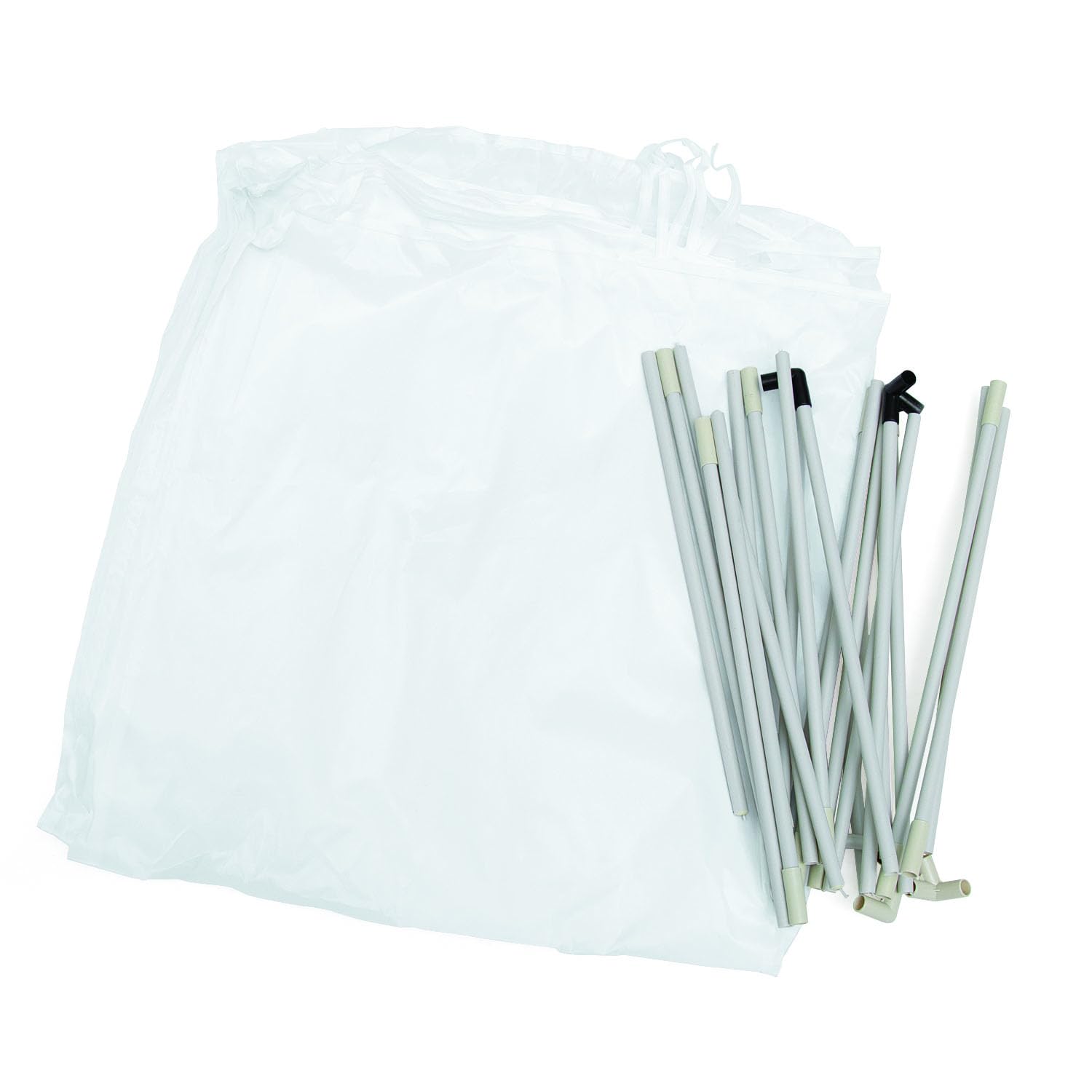 Kids Indoor Slumber Party Tent - 45" x 40" White Nonwoven Fabric