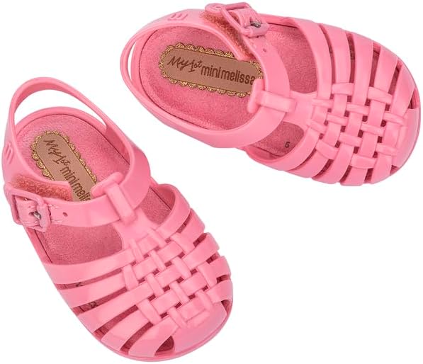 mini melissa My First Possession Sandal for Infants, Pink, 3