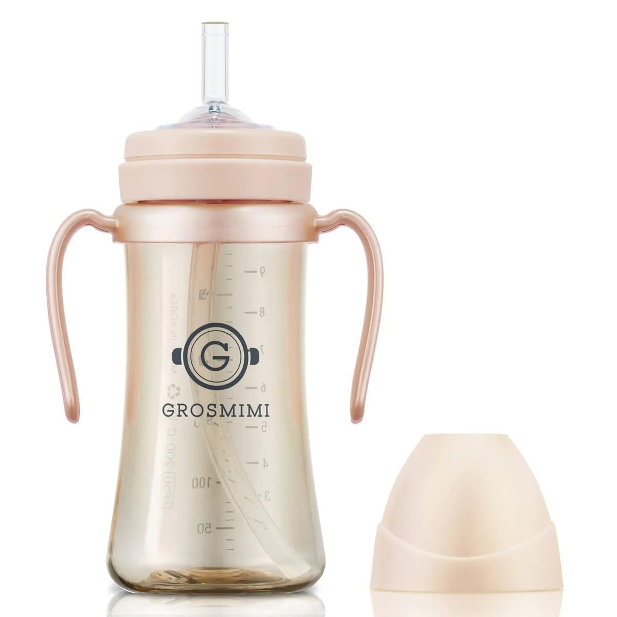 Spill Proof Magic Sippy Cup with Straw with Handle for Baby and Toddlers
