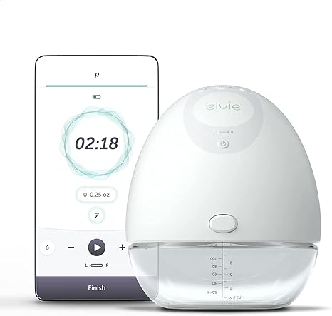 Double, Wearable Breast Pump w/App - The Smallest & Quietest - Portable - Hands Free