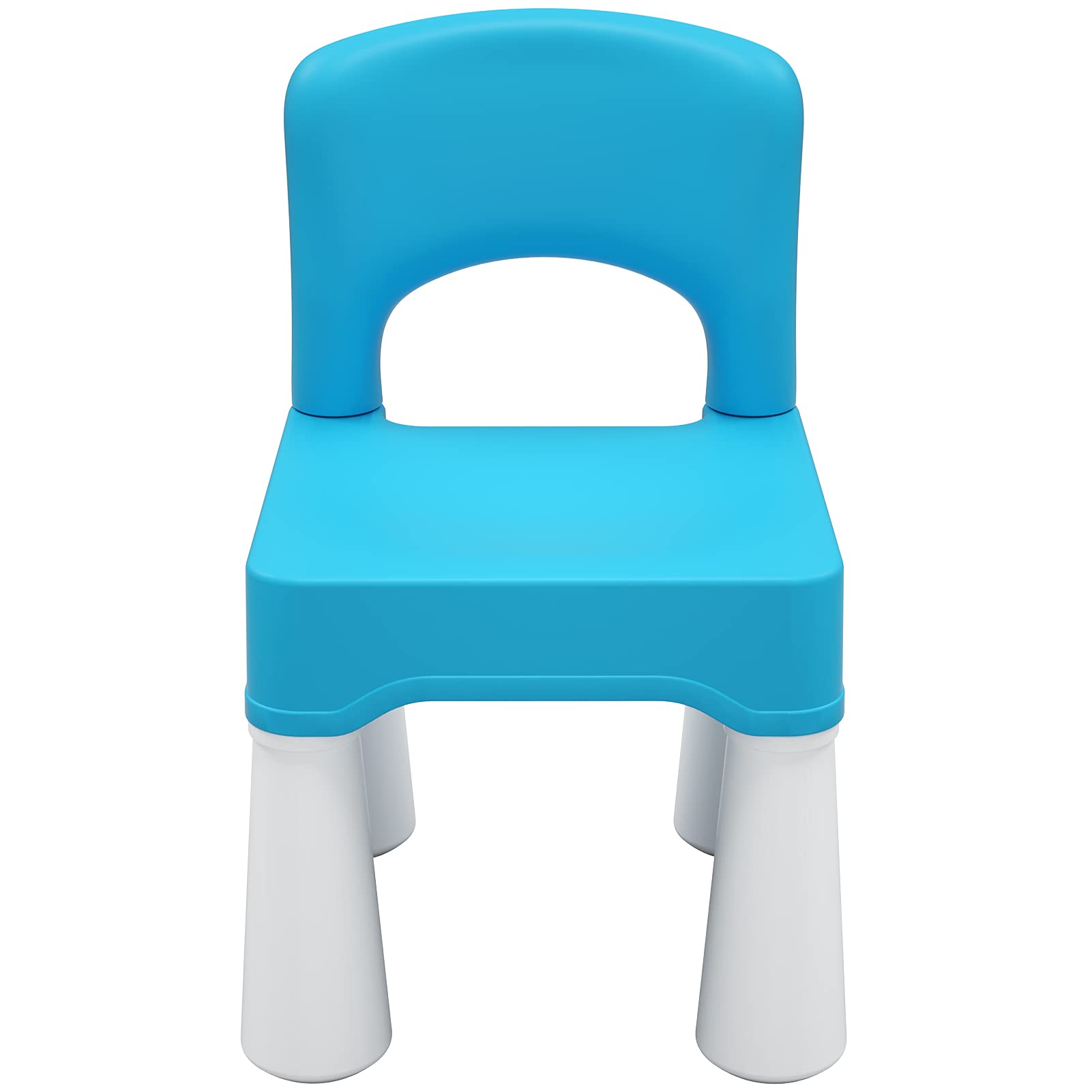 Plastic Toddler Chair, Durable and Lightweight Kids Chair, 9.3" Height