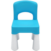 Plastic Toddler Chair, Durable and Lightweight Kids Chair, 9.3" Height