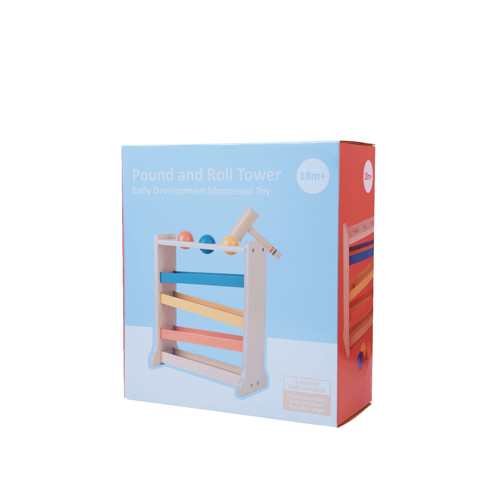 Montessori Ball Tracker, Award Winning Durable Pound A Ball Drop Toy
