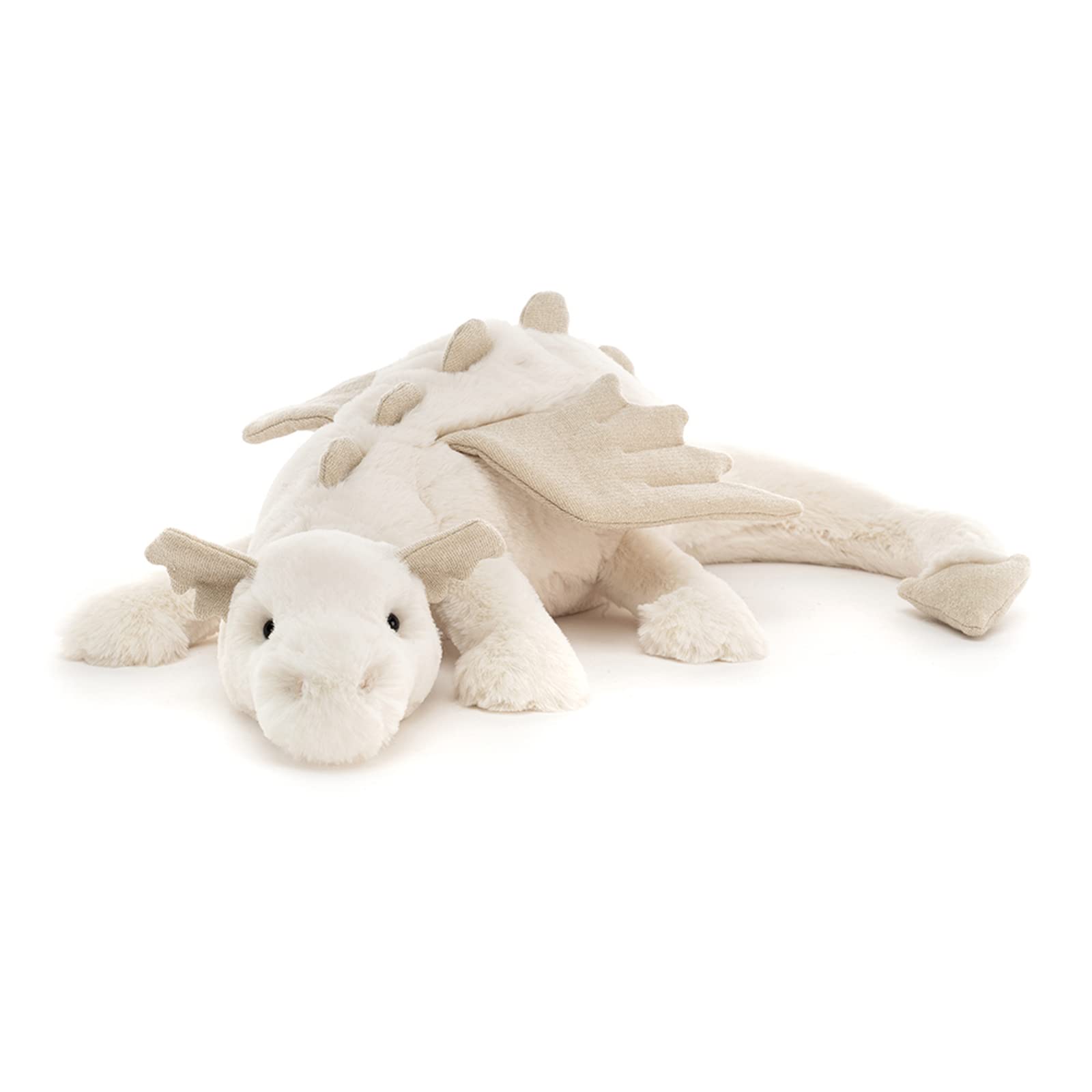 Snow Dragon Stuffed Animal, Large 19.5 inches - Mythical Plush Toy - Classic Children's Gift