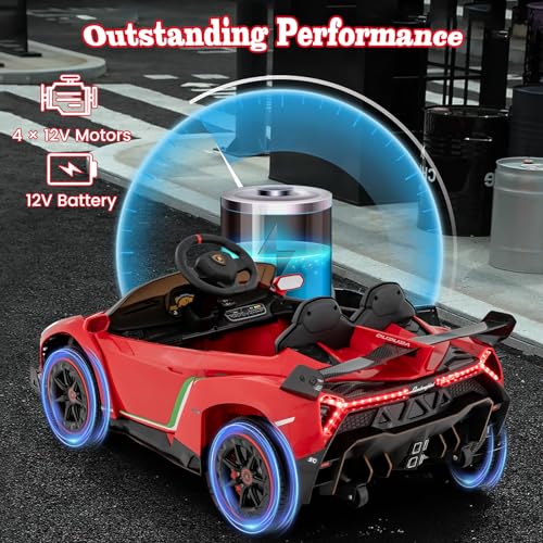 12V Kids Ride-On Sports Car with Remote Control