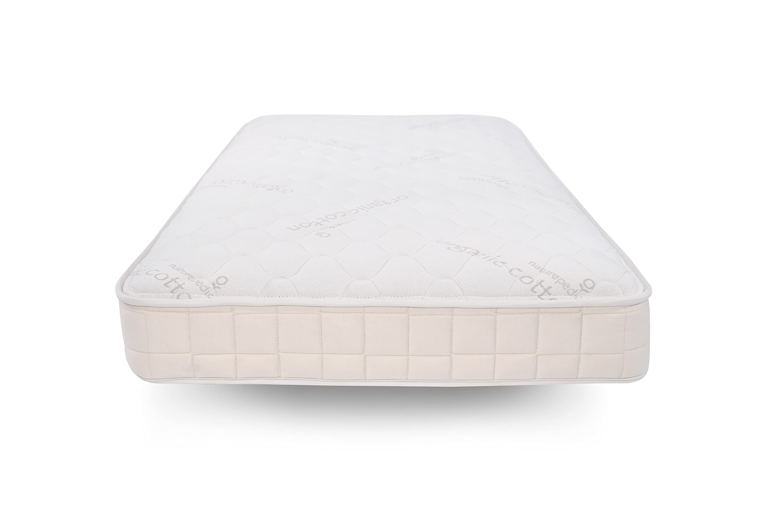 2-in-1 Organic Kids Mattress with Quilted Top and Waterproof Layer