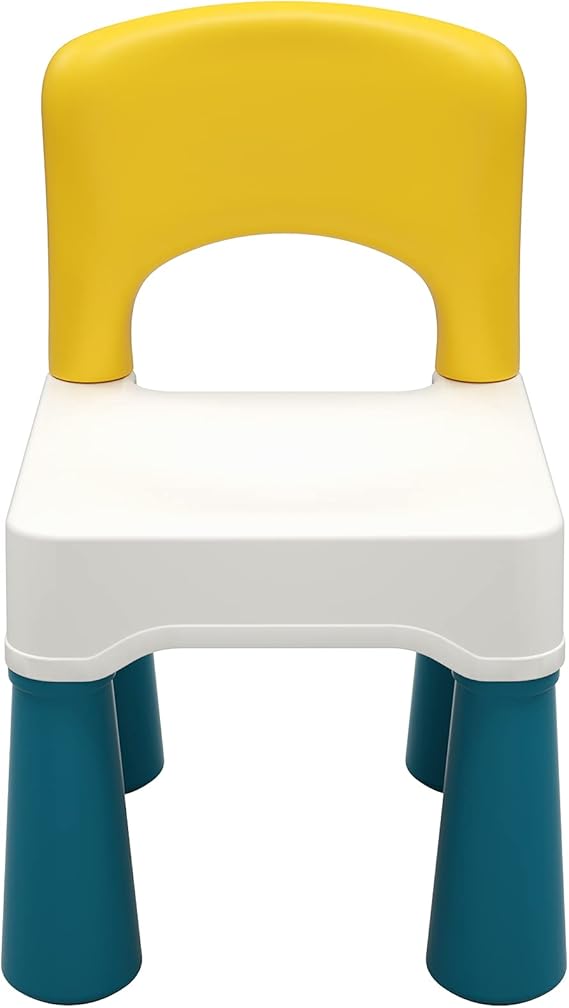 Plastic Toddler Chair, Durable and Lightweight Kids Chair, 9.3" Height