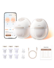 Heated Breast Pump Hands-Free E20, Wearable Breast Pump with Innovative HeatFlow