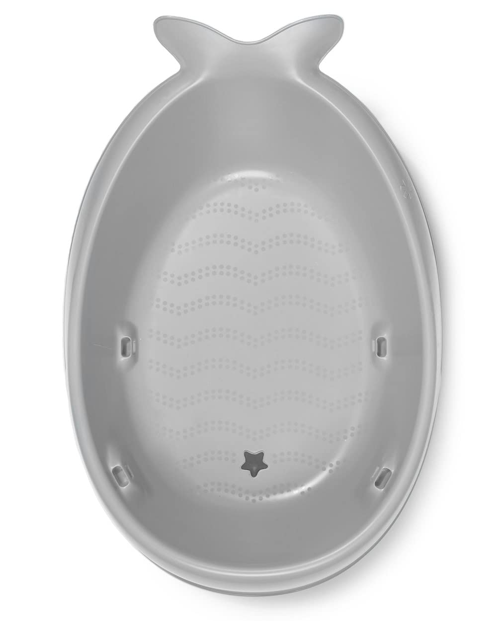 Infant Bath Tub 3-Stage Grow With Baby Smart Sling MOBY Bathtub Grey Age 0+