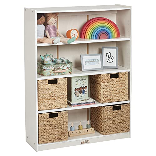 Wooden Classic Bookcase with Adjustable Shelves 48in