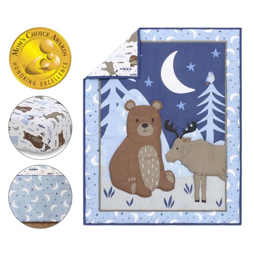3 Piece Baby Crib Bedding Set for Boys - Newborn