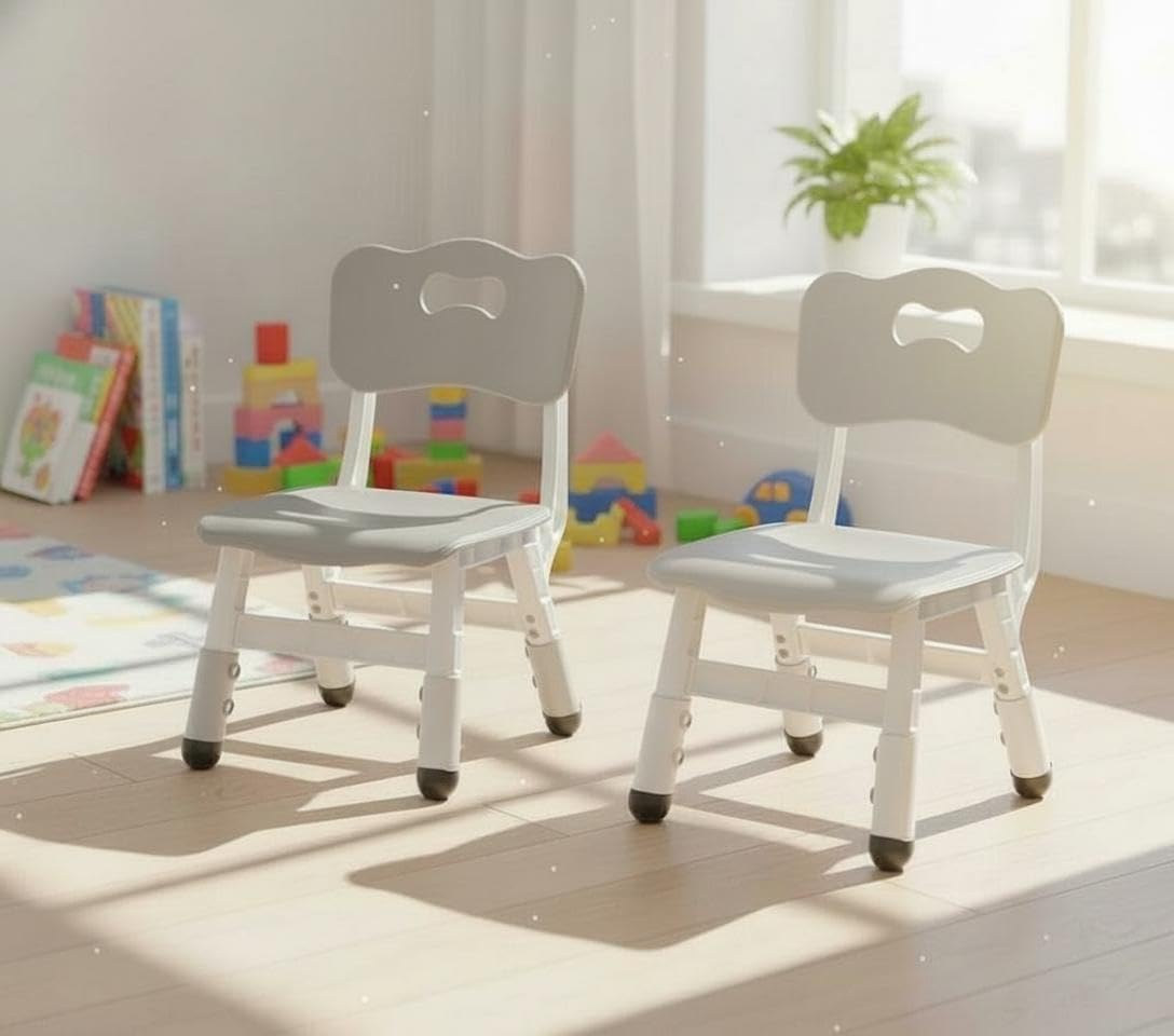 Height Adjustable Kids Chair Set of 2
