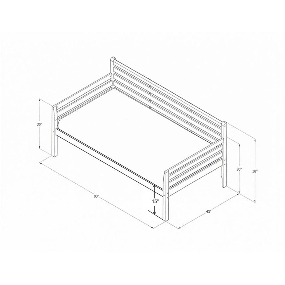 Twin to King Daybed with Pop Up Trundle